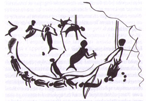chaman de la pluie
