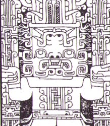 Dieux aux Batons, Culture Chavin (c) Charles
                  C. Mann, 1491